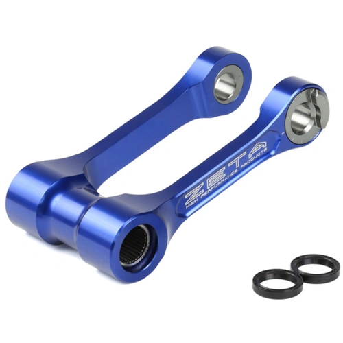 Zeta RSL Adjustable Lowering Linkage for WR250R/X '07-17 - Blue