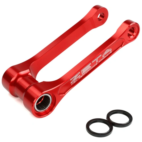 Zeta Lowering Linkage Kit for CRF250R '14-17, CRF450R '16 - Red - -30mm