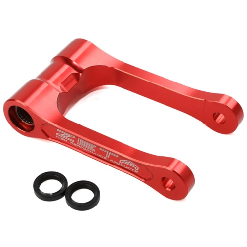 Zeta Lowering Linkage Kit for CRF250 Rally - Red - -20mm
