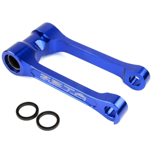 Zeta Lowering Linkage Kit for YZ250F '14<, 450F '10<, WR250F '15<, 450F '16<, YZFX - Blue - -30mm