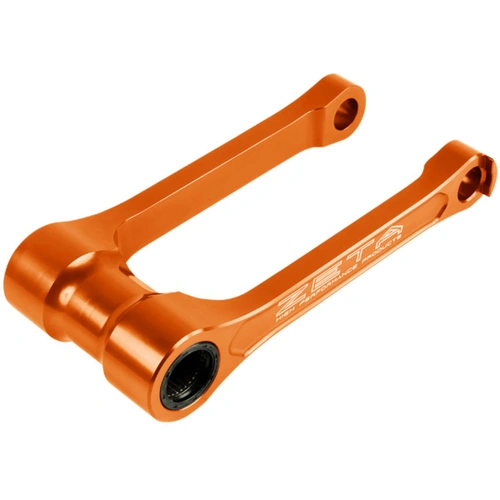 Zeta Lowering Linkage Kit for KTM 125/250SX '16-22, 250/350/450SXF '16-22 - Orange - -30mm