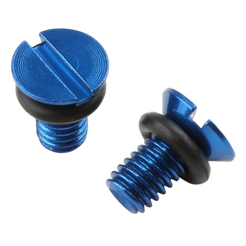 Zeta Fork Air Bleeder Screw for WP (2 Pack) - Blue