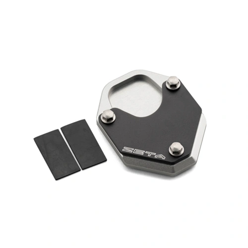 Zeta Stand Pad Enlarger for CRF250/300 L/M/Rally '17-20 - Black/Silver