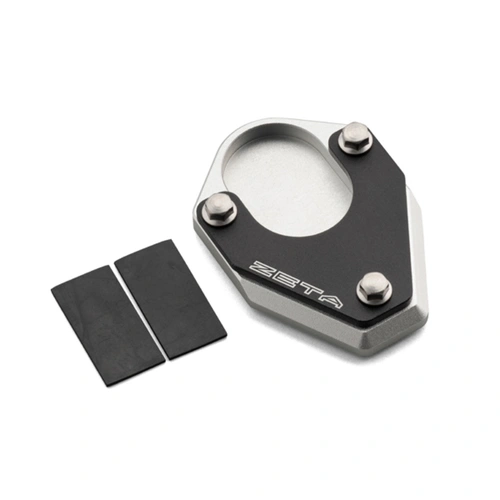 Zeta Stand Pad Enlarger for KTM 1090 ADV '17<, 1290S ADV '15< - Black/Silver