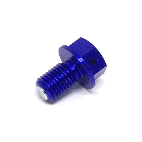 Zeta Magnetic Drain Bolt (M10 x 15 - P1.25) - Blue