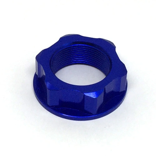 Zeta Steering Stem Nut (M22 x 30 - P1.0 H12) - Blue