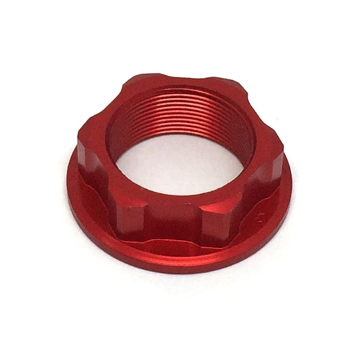 Zeta Steering Stem Nut (M24 x 30 - P1.0 H12) - Red