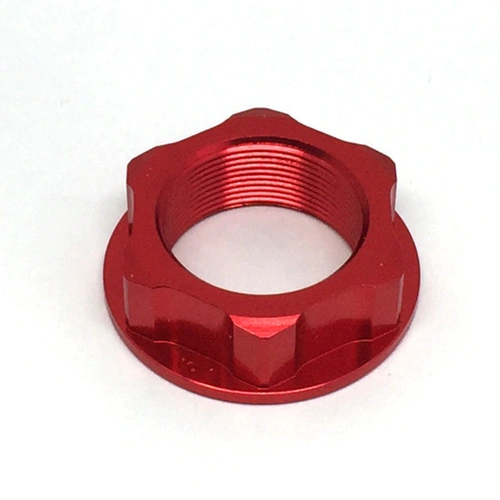 Zeta Steering Stem Nut (M24 x 32 - P1.0 H12) - Red