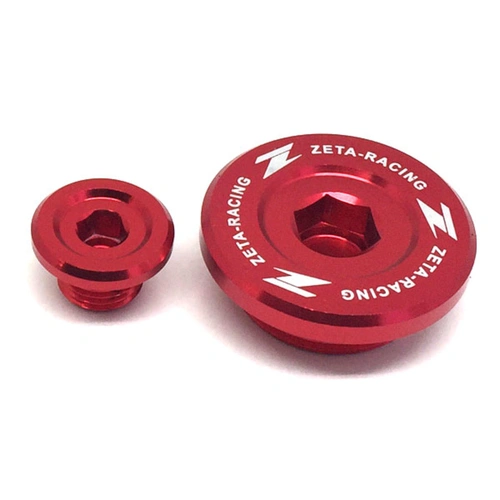Zeta Engine Plug for RMZ250 '07<, RMZ450 '05< - Red