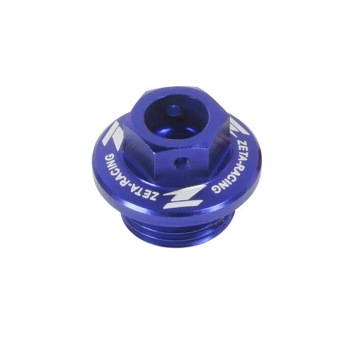 Zeta Oil Filler Plug for CR/CRF/CRF250L, CT125 '20<, YZ/YZF/WRF, KLX - Blue
