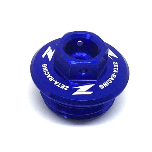 Zeta Oil Filler Plug - Husky'14-23 - Blue