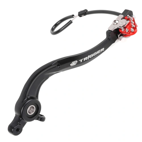 Zeta Trigger Brake Pedal for KTM SX/SXF/XC/XCF/Husqvarna '23<, GasGas MC '23< - Red