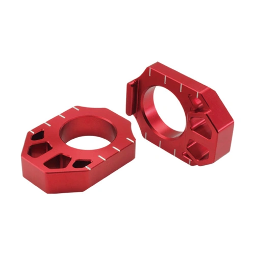 Zeta Axle Blocks for CR '02<, CRF/X '02< - Red