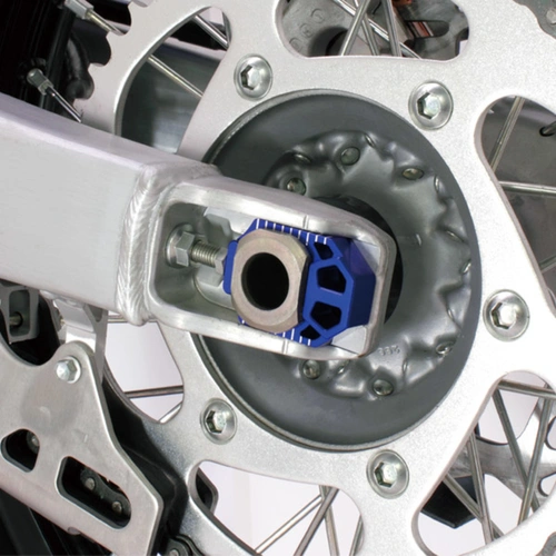 Zeta Axle Blocks for KX/KXF '03-16, RMZ '04< - Blue