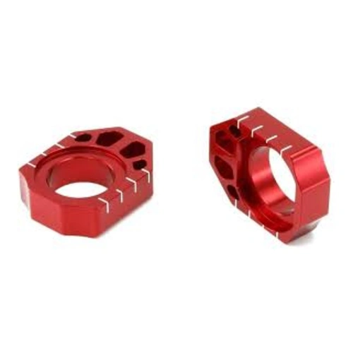 Zeta Axle Blocks for KX/KXF '03-16, RMZ '04< - Red