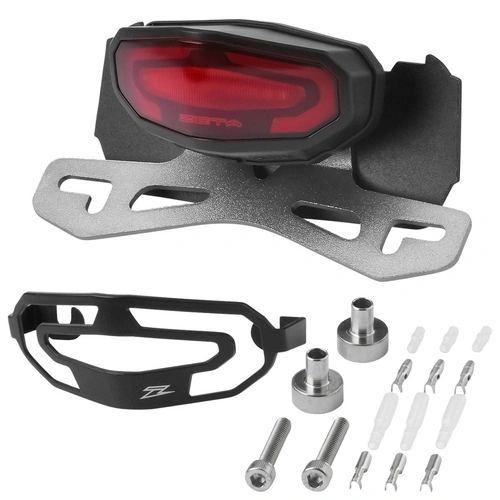 Zeta LED Tail Light & Plate Holder for CRF450L '19<, CRF450RL '21< - Red