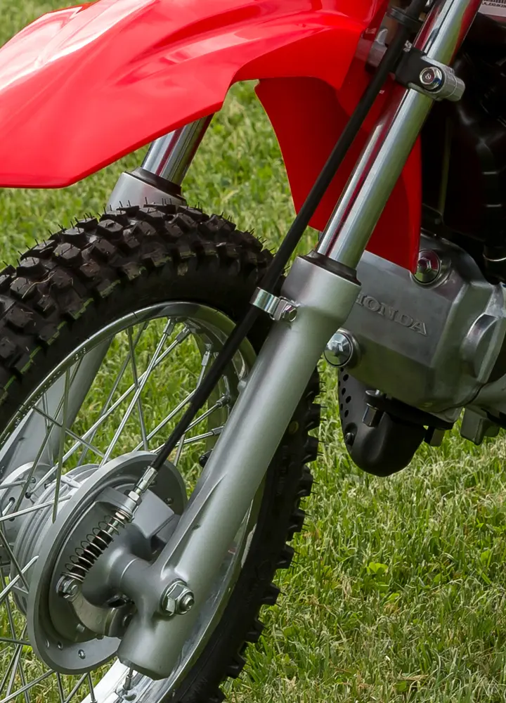 Ample suspension travel